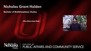 Nicholas Holden - Nicholas Grant Holden - Bachelor of Multidisciplinary Studies