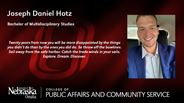 Joseph Hotz - Joseph Daniel Hotz - Bachelor of Multidisciplinary Studies