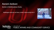 Aonani Jackson - Aonani Jackson - Bachelor of Multidisciplinary Studies