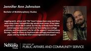 Jennifer Johnston - Jennifer Ann Johnston - Bachelor of Multidisciplinary Studies