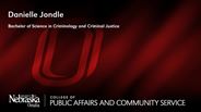 Danielle Jondle - Danielle Jondle - Bachelor of Science in Criminology and Criminal Justice