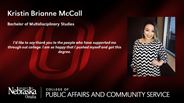 Kristin McCall - Kristin Brianne McCall - Bachelor of Multidisciplinary Studies