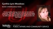 Cynthia Meadows - Cynthia Lynn Meadows - Bachelor of Multidisciplinary Studies