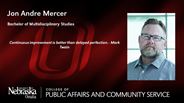 Jon Mercer - Jon Andre Mercer - Bachelor of Multidisciplinary Studies