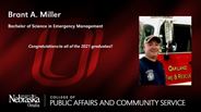 Brant Miller - Brant A. Miller - Bachelor of Science in Emergency Management