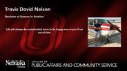 Travis Nelson - Travis David Nelson - Bachelor of Science in Aviation