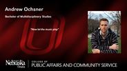 Andrew Ochsner - Andrew Ochsner - Bachelor of Multidisciplinary Studies