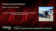 Cameron Owens - Cameron Louis Owens - Bachelor of Science in Aviation