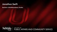 Jonathon Swift - Jonathon Swift - Bachelor of Multidisciplinary Studies