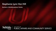 Stephanie Van Hill - Stephanie Lynn Van Hill - Bachelor of Multidisciplinary Studies