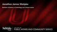 Jonathan Wotipka - Jonathan James Wotipka - Bachelor of Science in Criminology and Criminal Justice