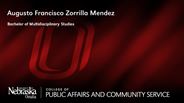 Augusto Zorrilla Mendez - Augusto Mendez - Augusto Francisco Zorrilla Mendez - Bachelor of Multidisciplinary Studies