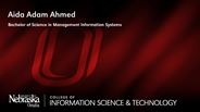 Aida Ahmed - Aida Adam Ahmed - Bachelor of Science in Management Information Systems