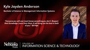 Kyle Anderson - Kyle Jayden Anderson - Bachelor of Science in Management Information Systems