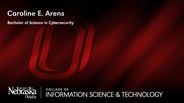 Caroline Arens - Caroline E. Arens - Bachelor of Science in Cybersecurity