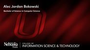 Alec Bokowski - Alec Jordan Bokowski - Bachelor of Science in Computer Science