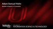 Adam Hahn - Adam Samuel Hahn - Bachelor of Science in IT Innovation
