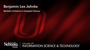 Benjamin Jahnke - Benjamin Lee Jahnke - Bachelor of Science in Computer Science