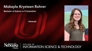 Makayla Rohrer - Makayla Krysteen Rohrer - Bachelor of Science in IT Innovation
