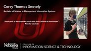 Corey Snavely - Corey Thomas Snavely - Bachelor of Science in Management Information Systems