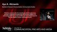 Ayo Akinwole - Ayo A. Akinwole - Bachelor of Science in Communication - Communication Studies