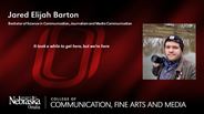 Jared Barton - Jared Elijah Barton - Bachelor of Science in Communication - Journalism and Media Communication