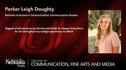 Parker Doughty - Parker Leigh Doughty - Bachelor of Science in Communication - Communication Studies