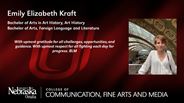 Emily Kraft - Emily Elizabeth Kraft - Bachelor of Arts in Art History - Art History - Bachelor of Arts