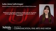Leta Lohrmeyer - Leta Jane Lohrmeyer - Bachelor of Science in Communication - Journalism and Media Communication