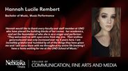 Hannah Rembert - Hannah Lucile Rembert - Bachelor of Music - Music Performance