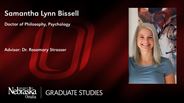 Samantha Bissell - Samantha Lynn Bissell - Doctor of Philosophy - Psychology 