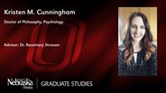 Kristen Cunningham - Kristen M. Cunningham - Doctor of Philosophy - Psychology 