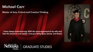 Michael Carr - Michael Carr - Master of Arts - Critical and Creative Thinking 