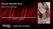 Pamela Dare - Pamela Michelle Dare - Master of Arts - Psychology 