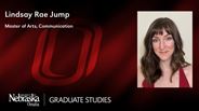 Lindsay Jump - Lindsay Rae Jump - Master of Arts - Communication 