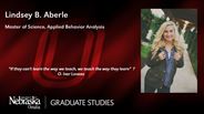Lindsey Aberle - Lindsey B. Aberle - Master of Science - Applied Behavior Analysis 