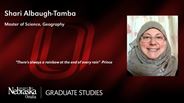 Shari Albaugh-Tamba - Shari Albaugh-Tamba - Master of Science - Geography 