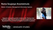 Rama Soujanya Anantatmula - Rama Soujanya Anantatmula - Master of Science - Management Information Systems 
