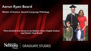 Aaron Beard - Aaron Ryan Beard - Master of Science - Speech/Language Pathology 