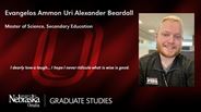Evangelos Beardall - Evangelos Ammon Uri Alexander Beardall - Master of Science - Secondary Education 