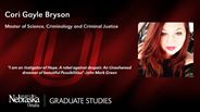 Cori Bryson - Cori Gayle Bryson - Master of Science - Criminology and Criminal Justice 