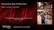 Samantha Chittenden - Samantha Kay Chittenden - Master of Science - Counseling 