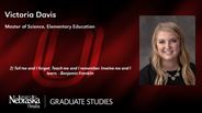 Victoria Davis - Victoria Davis - Master of Science - Elementary Education 