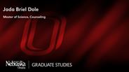 Jada Dole - Jada Briel Dole - Master of Science - Counseling 