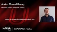 Adrian Dorsey - Adrian Manuel Dorsey - Master of Science - Computer Science 