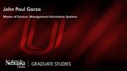 John Garza - John Paul Garza - Master of Science - Management Information Systems 