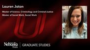 Lauren Jaton - Lauren Jaton - Master of Science - Criminology and Criminal Justice  - Master of Social Work