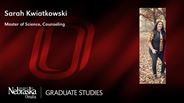Sarah Kwiatkowski - Sarah Kwiatkowski - Master of Science - Counseling 