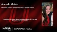 Amanda Meister - Amanda Meister - Master of Science - Criminology and Criminal Justice 