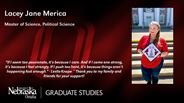 Lacey Merica - Lacey Jane Merica - Master of Science - Political Science 